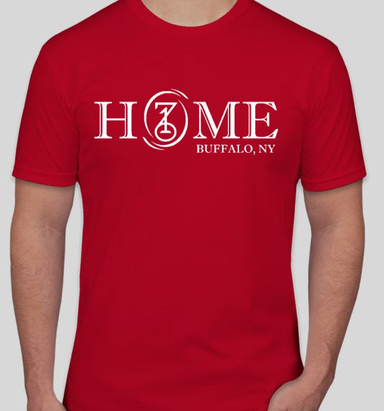 HOME T-SHIRT - RED/WHITE