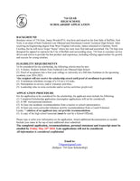 FREDERICK LAW OLMSTED HIGH SCHOOL SCHOLARSHIP APPLICATION