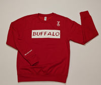 BUFFALO BRUSH SWEATSHIRT - RED