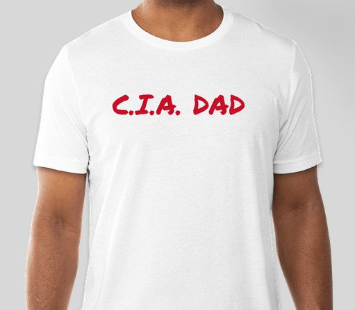 C.I.A. DAD - WHITE/RED